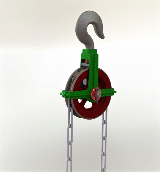 链式起重钩3D数模图纸 Solidworks设计缩略图